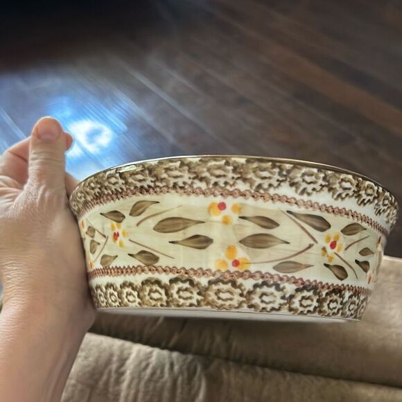 Temptations Old World Divided Casserole- Brown. VTG. - Picture 8 of 10